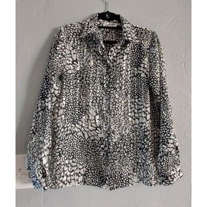 vintage yves st clair Tops Blouse Long Sleeve,Women's 8,Polyester,17.5 Inch Of A